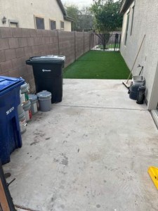 We remove construction debris